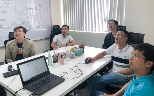 Buổi làm việc phân tích nghiệp vụ cùng khách hàng