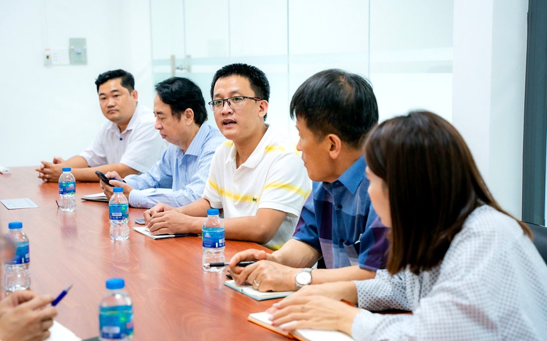 Buổi làm việc cùng khách hàng doanh nghiệp
